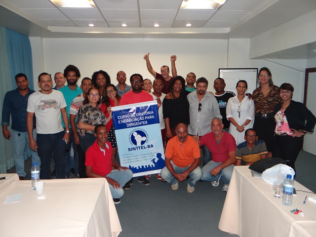 Sinttel Bahia promove curso de Oratória e Negociação para dirigentes sindicais