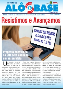 ACT da Tel Centro de Contatos: Assembleias serão realizadas no dia 02/4, das 11h às 18h