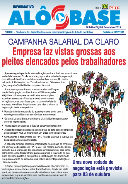 CAMPANHA SALARIAL DA CLARO: Empresa faz vistas grossas aos pleitos elencados pelos trabalhadores