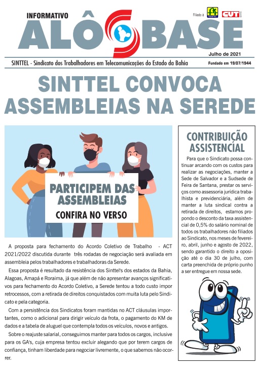 Sinttel convoca assembleias na Serede