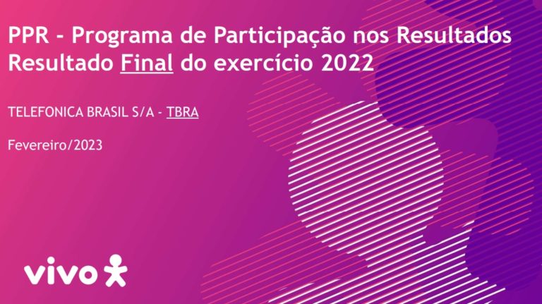 Vivo divulga Resultado Final e data de pagamento do PPR 2022