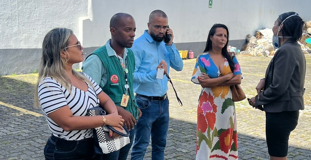 Sinttel Bahia faz visita técnica na Atento do Uruguai em Salvador 