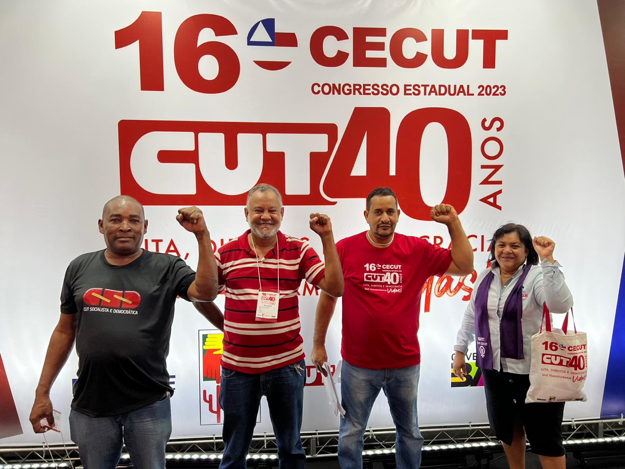 Sinttel Bahia participa do 16° Congresso Estadual da CUT Bahia 
