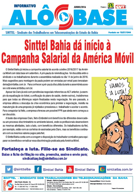 Sinttel Bahia dá início à campanha salarial da América Móvil