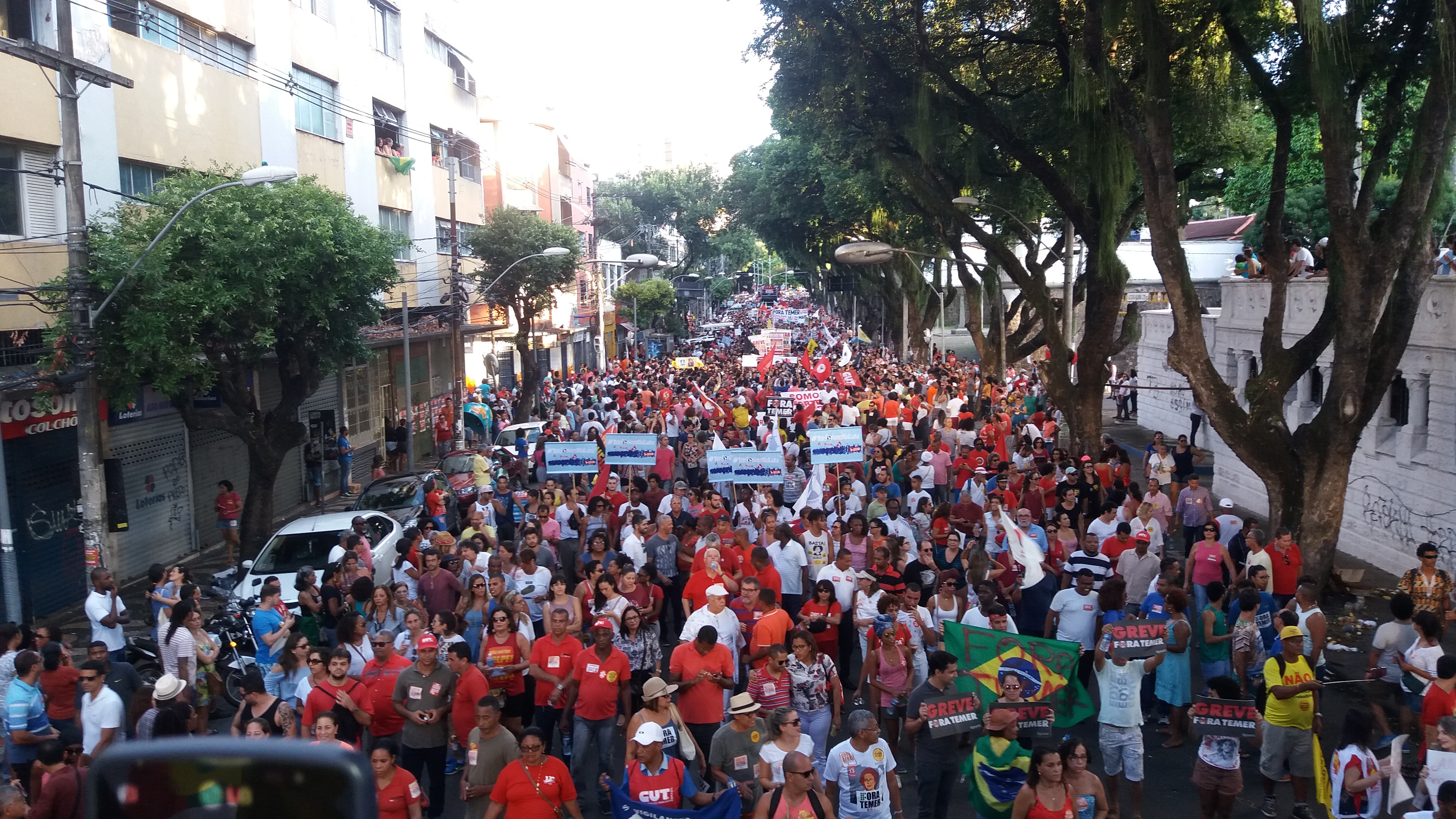 Greve Geral: Dirigentes do Sinttel mais 80 mil pessoas vão às ruas no dia 28