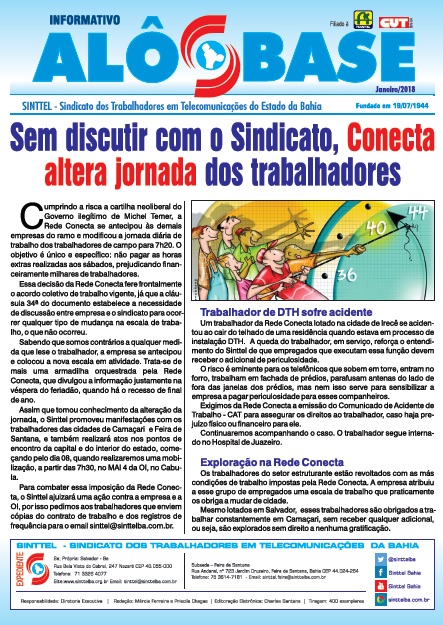 Sem discutir com o Sindicato, Conecta altera jornada dos trabalhadores