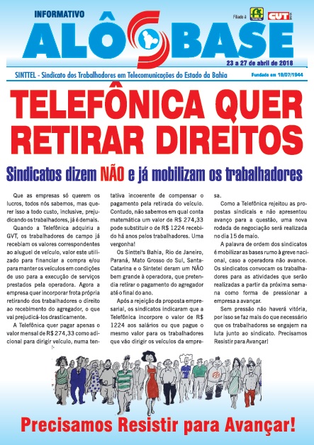 Telefônica quer retirar direitos