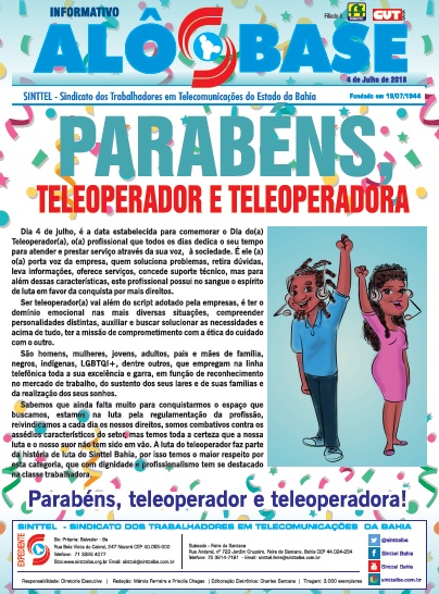 Sinttel  Bahia parabeniza teleoperadores(as)
