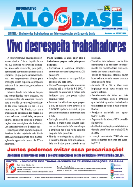 Vivo desrespeita trabalhadores