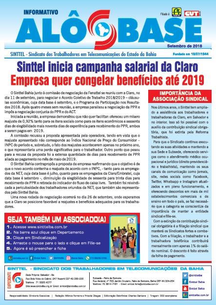 Sinttel inicia campanha salarial da Claro